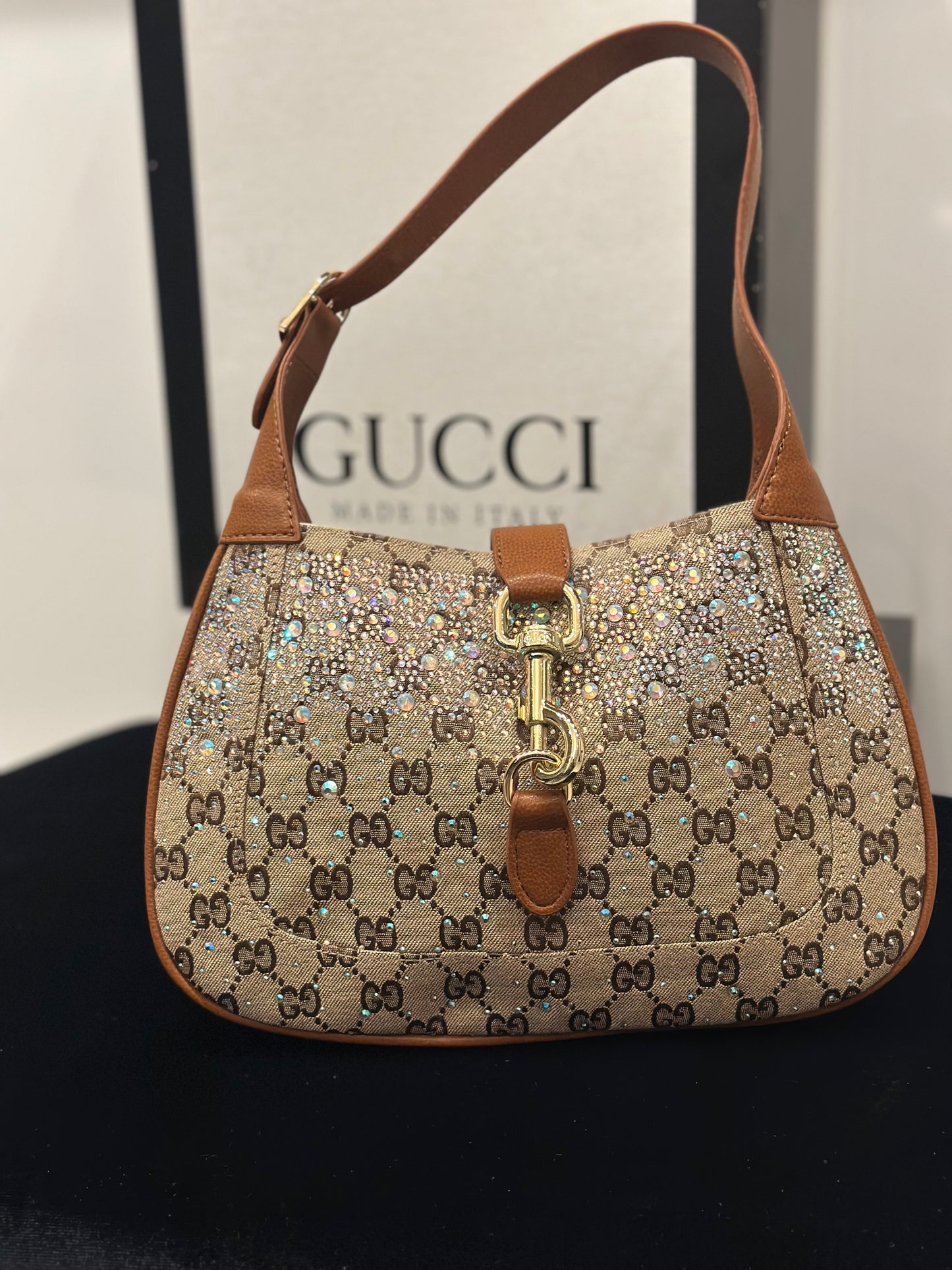 Gucci jackie 1961 medium καφέ