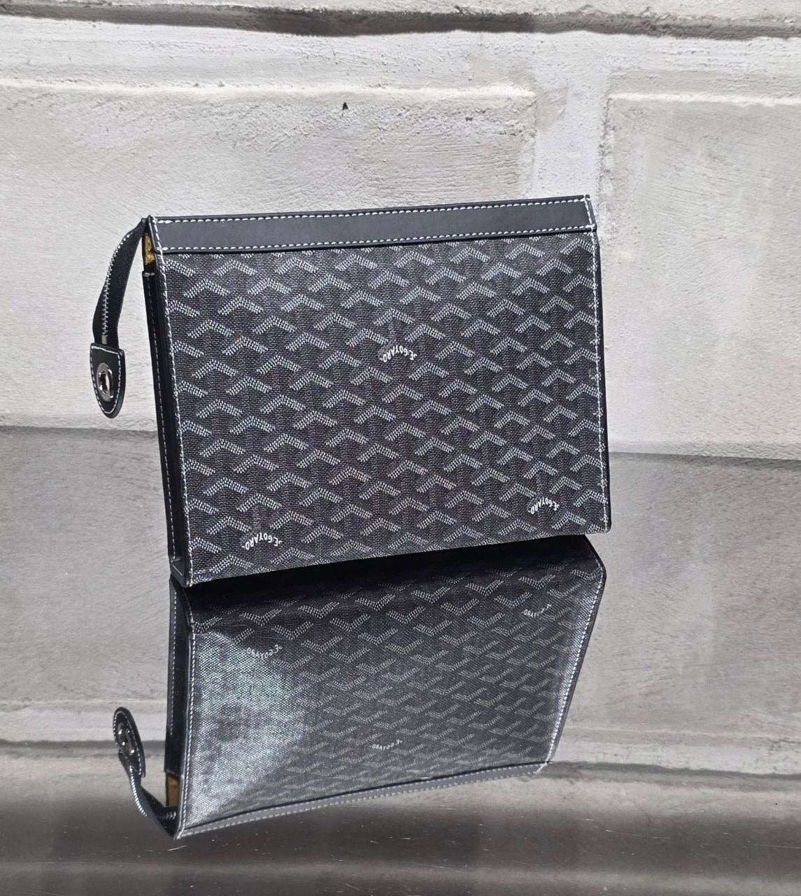 Goyard toiletry pouch black