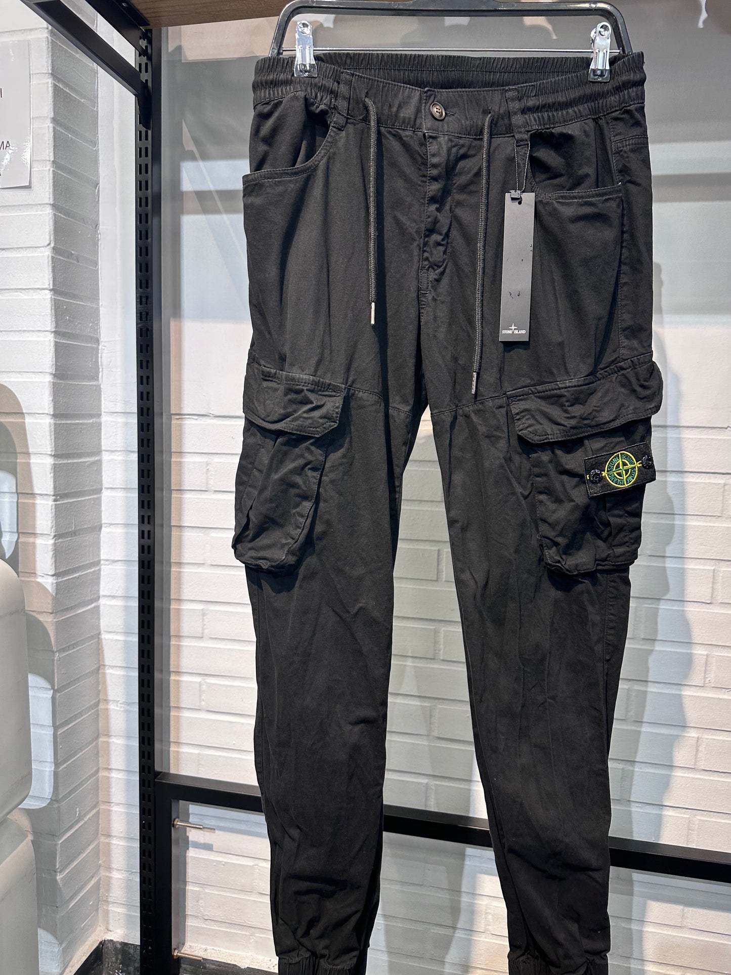 Παντελόνι stone island cargo μάυρο