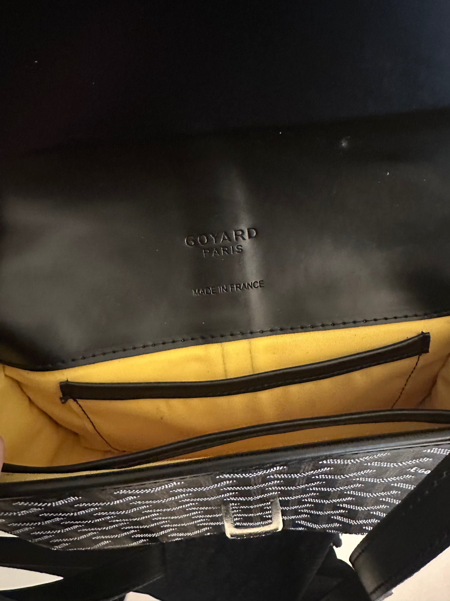 Goyard Cap-Vert Crossbody Bag black