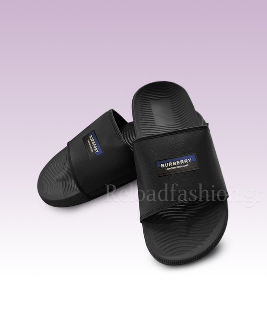 Παντόφλα burberry μαυρη