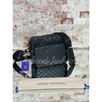 Τσαντάκι lv damier multi total black