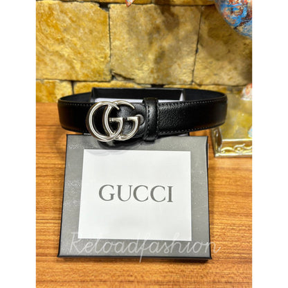 Gucci belt classic silver