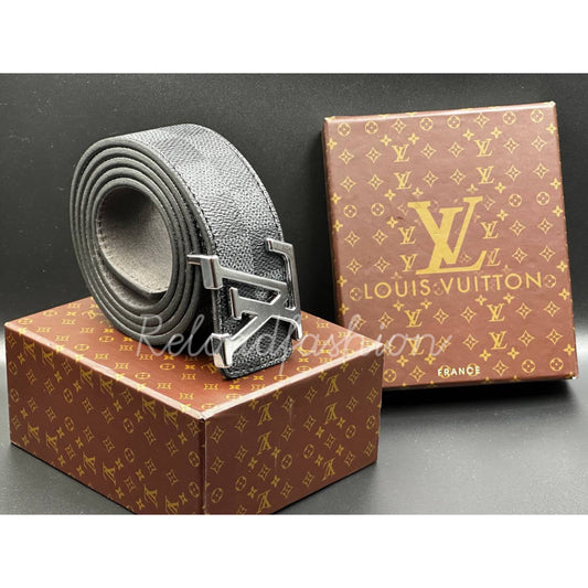 Ζώνη lv damier grey