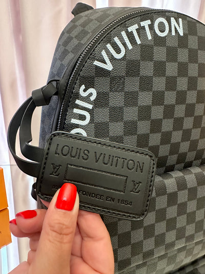 Backpack LV Damier Γκρι logo