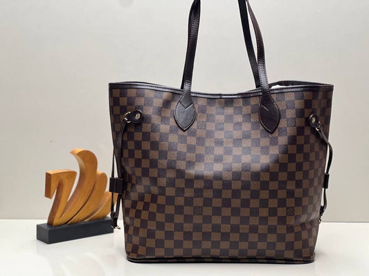 LV neverfull damier ebene brown