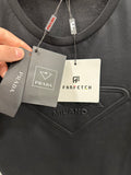 T-shirt Prada black logo