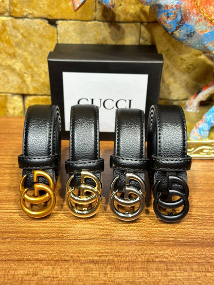 Gucci belt classic silver