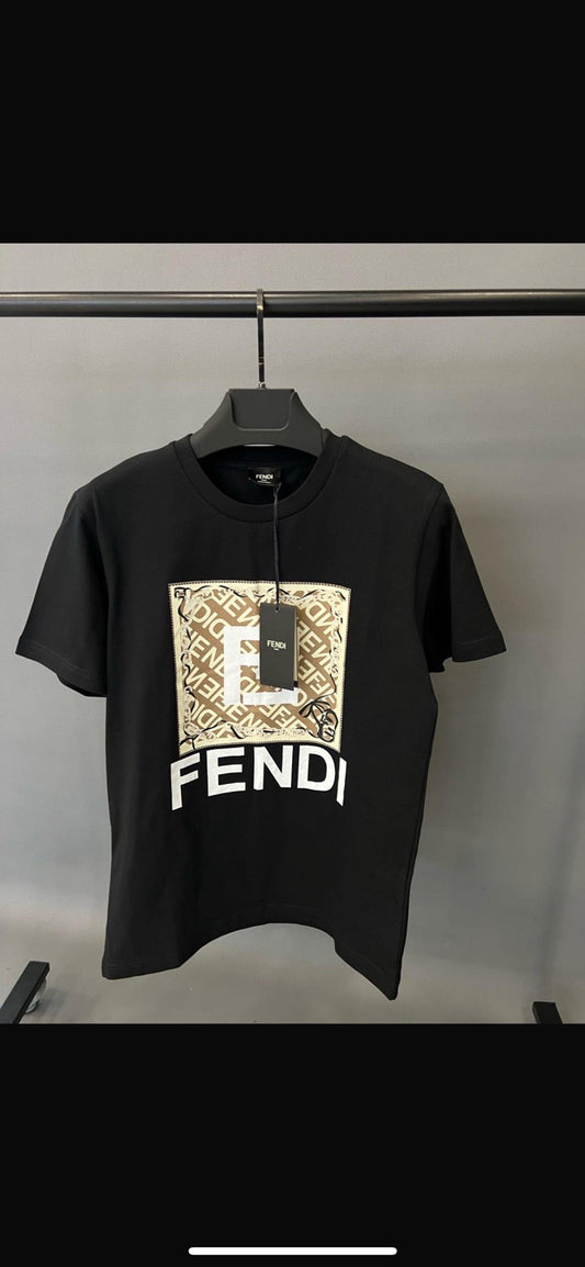 T-shirt fendi μαύρο