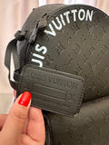 Backpack LV Monogram logo Μαυρο