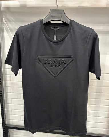 T-shirt Prada black logo