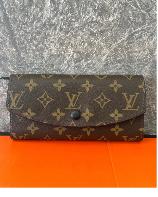 Lv Wallet Emilie Monogram Black