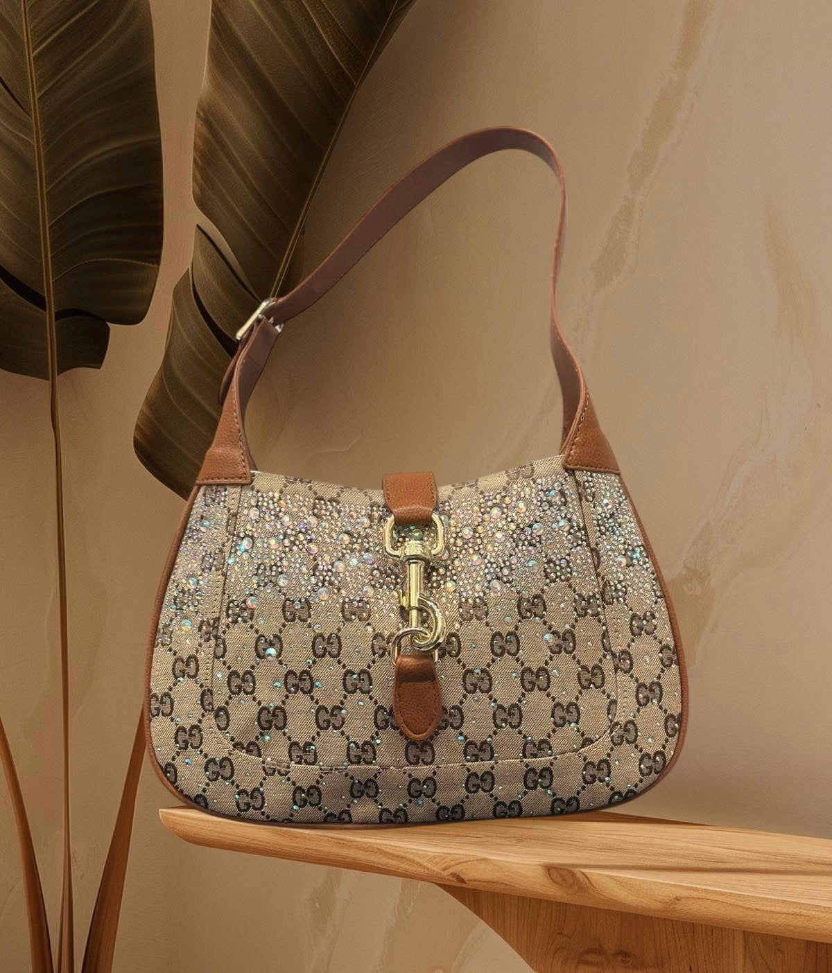 Gucci jackie 1961 medium καφέ