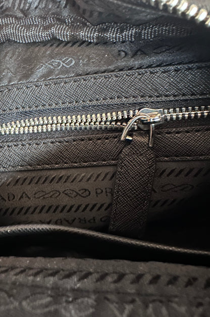 Prada trio bag black