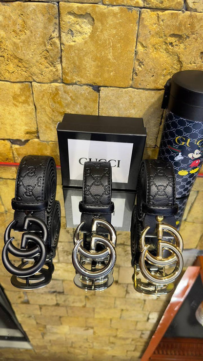 ΖΩΝΗ gucci monogram silver ανάγλυφη