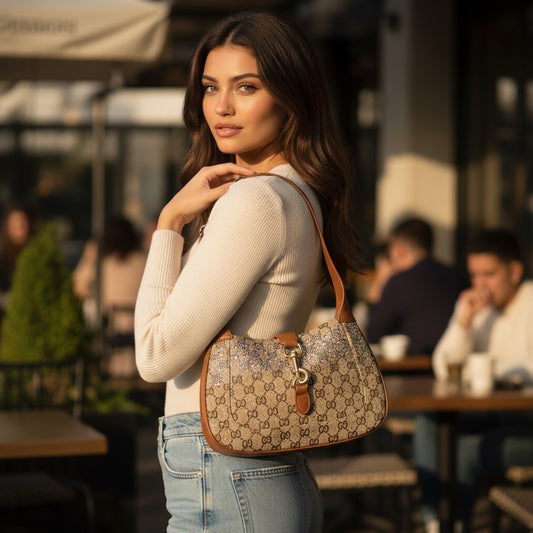 Gucci jackie 1961 medium καφέ