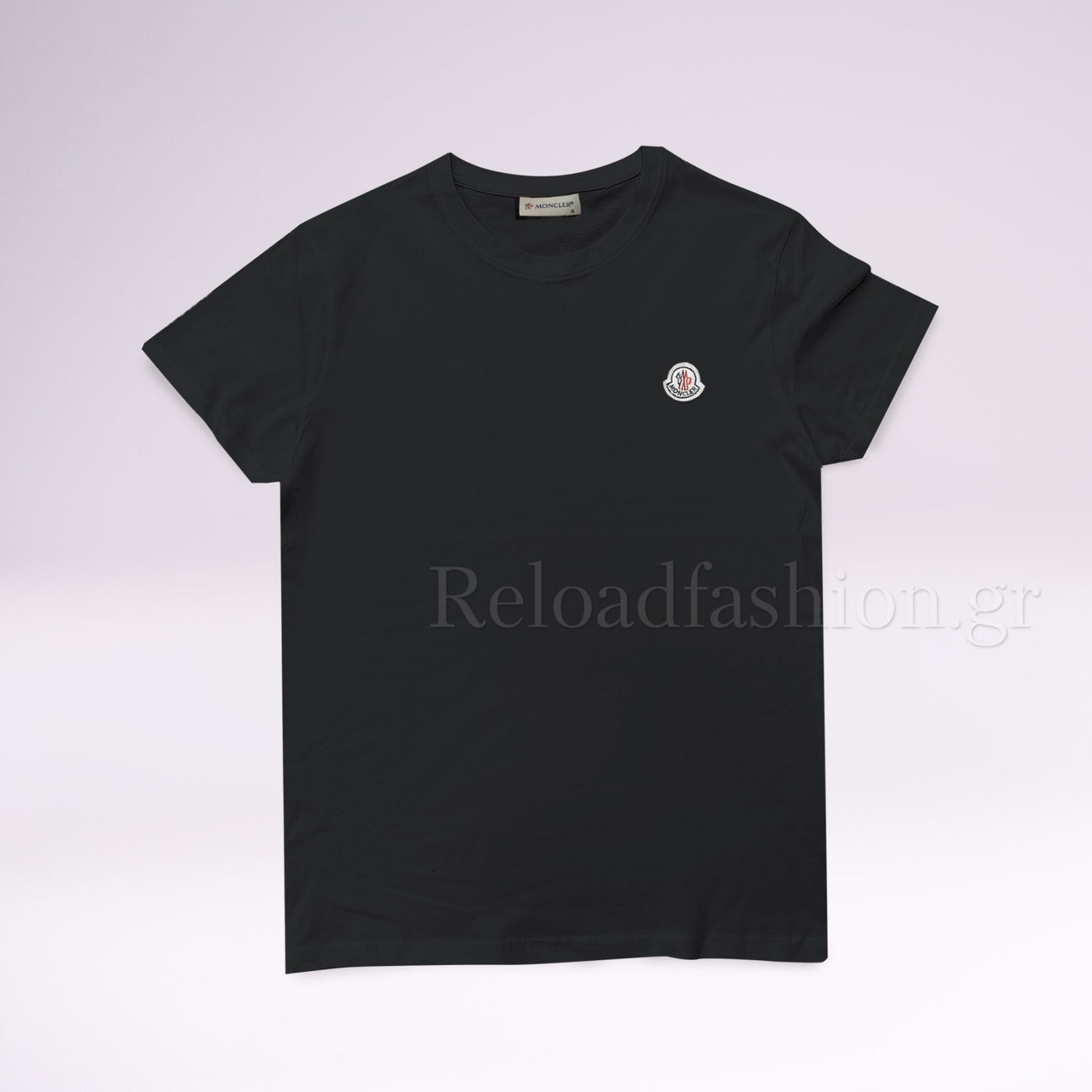 ΜΑΚΟ T-SHIRT MONCLER ΜΑΥΡΟ