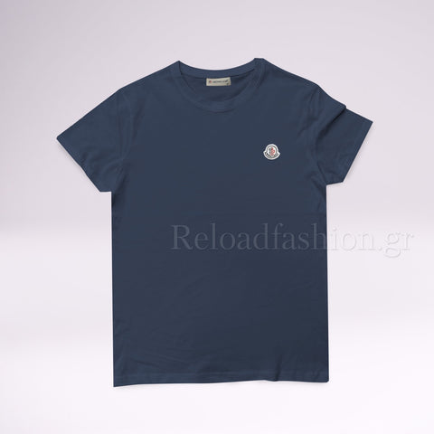 ΜΑΚΟ T-SHIRT MONCLER ΣΚΟΥΡΟ ΜΠΛΕ